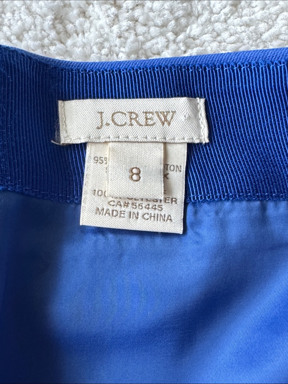 J. Crew Cobalt Blue Mini Skirt - Picture 6 of 8